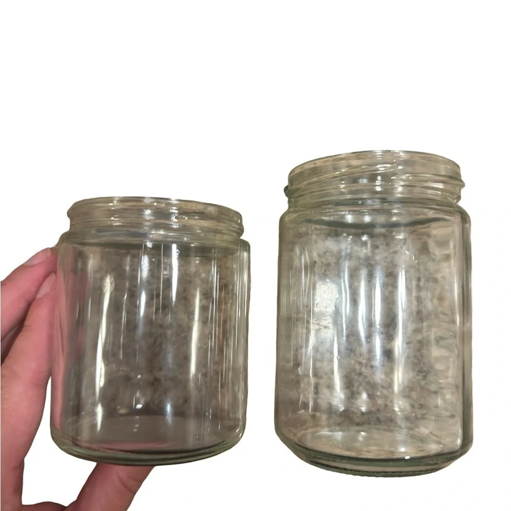 11 Glass Jars (No LIDS) (Used - Good Condition) 🫙